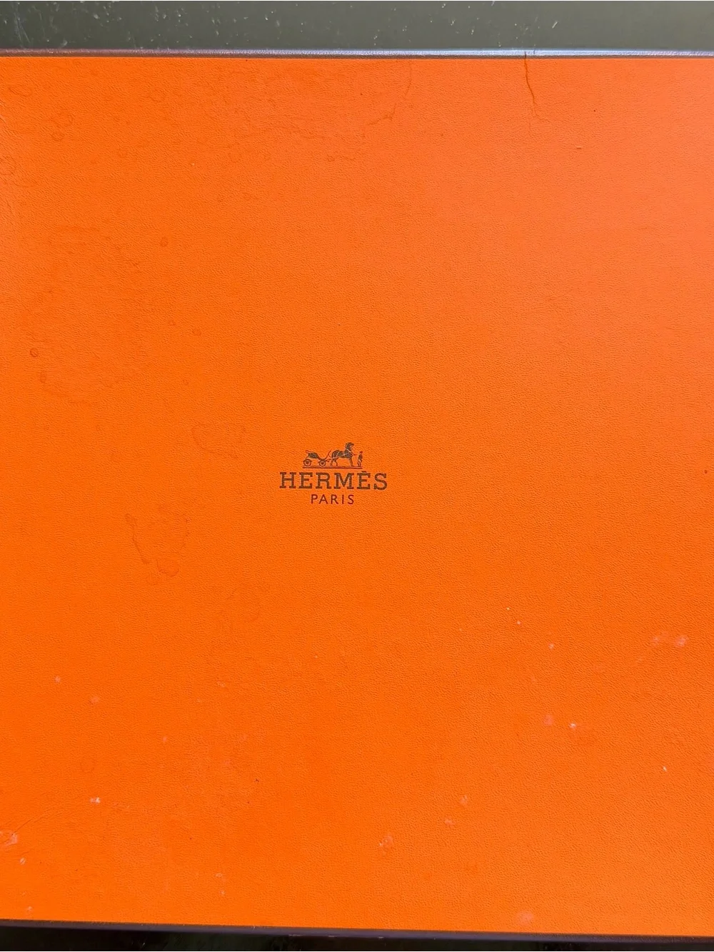 Hermes Bold Orange Logo Art Panel